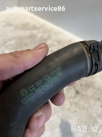 Маркуч за охлаждаща течност за Volkswagen Scirocco 2.0 Tfsi (2008) 1K0122101Hc, снимка 2 - Части - 54164906