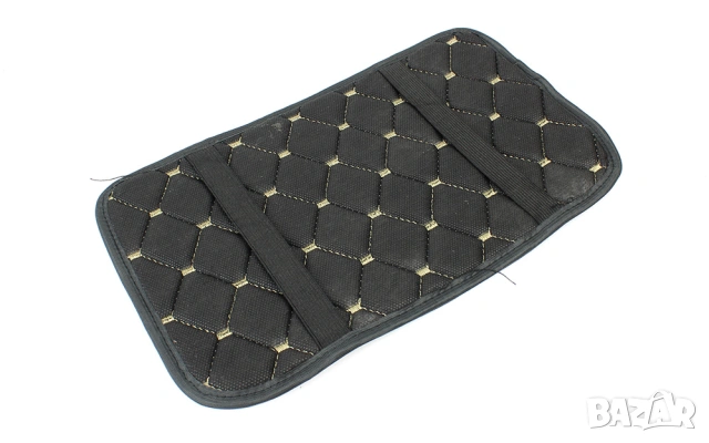 Подлакътник протектор – кожен, капитониран (кафяв с бежов конец), снимка 3 - Аксесоари и консумативи - 53823467