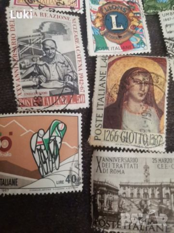 Лепени пощенски марки от Италия, Германия, Япония, Швейцария. , снимка 3 - Филателия - 45202996