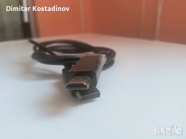 display port към hdmi 1.8 m, снимка 2 - Кабели и адаптери - 47014869