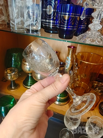 Кристални чашки за ракия , снимка 4 - Чаши - 51457412