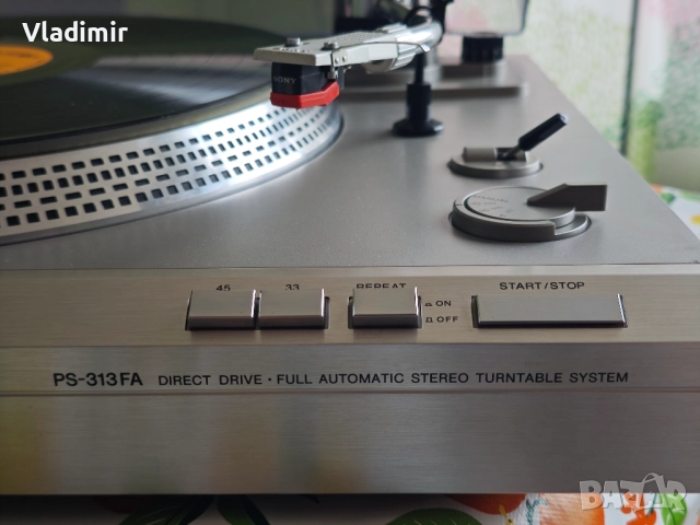 Грамофон Sony PS 313FA, Direct Drive, Automatic, снимка 2 - Грамофони - 51897914