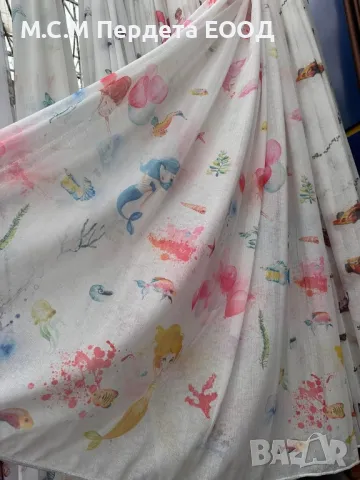 Детски пердета - плат височина 2.80 л.м., снимка 5 - Пердета и завеси - 50339436
