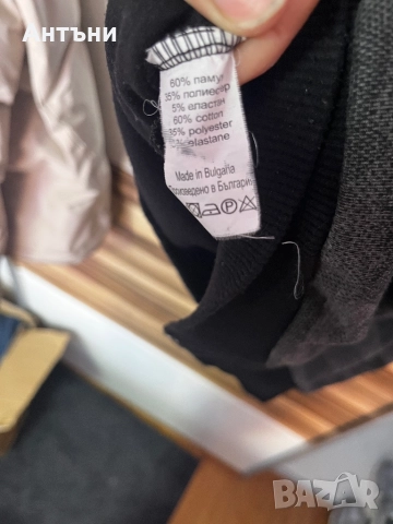 Сива връхна дреха с качулка, снимка 3 - Якета - 52870539