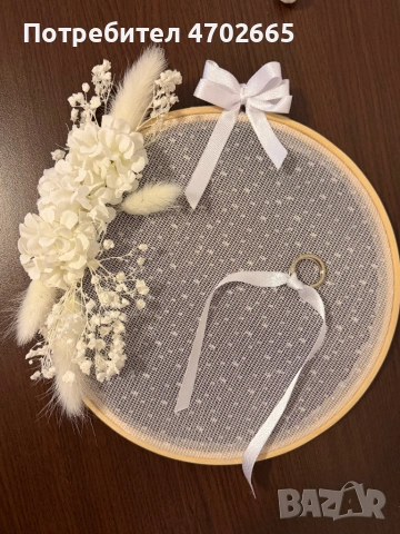 Поставка за годежни пръстени, снимка 2 - Сватбени аксесоари - 53972827