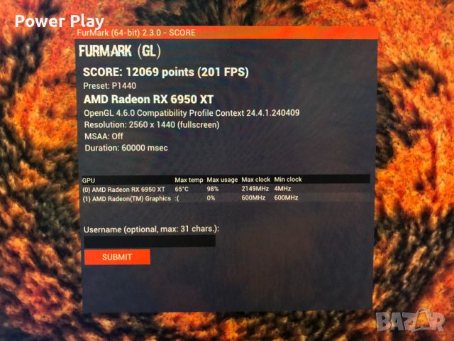 *ГАРАНЦИОННА* RX 6950 XT 16GB Phantom Gaming AMD Видеокарта, снимка 12 - Видеокарти - 45813313