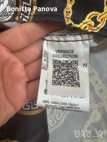 Мъжка Риза Versace , снимка 6 - Ризи - 42458613