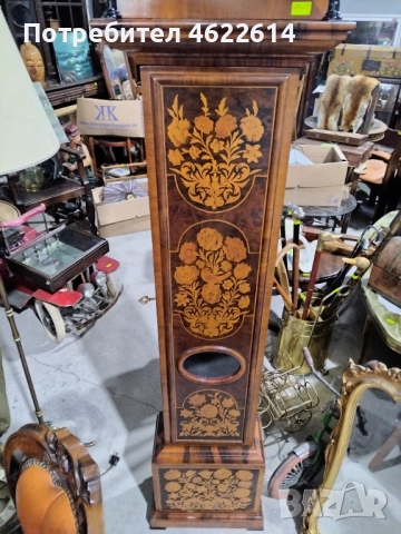 МНОГО КРАСИВ ПАРКЕТЕН ЧАСОВНИК , снимка 4 - Стенни часовници - 52637278