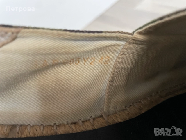 Мъжки еспадрили Valentino Garavani 42 Оригинал, снимка 10 - Мокасини - 51889572