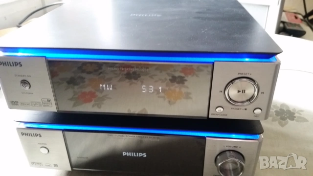 Микросистема Phillips MCD708 , снимка 4 - Плейъри, домашно кино, прожектори - 53147993