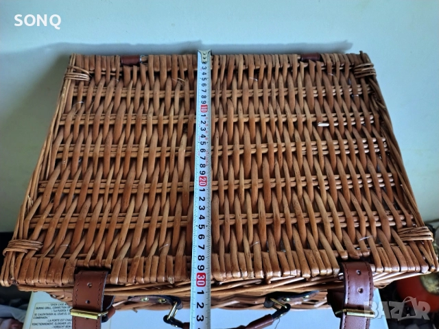 Страхотна Ратанова Кошница За Пикник За Двама, снимка 9 - Палатки - 51780313