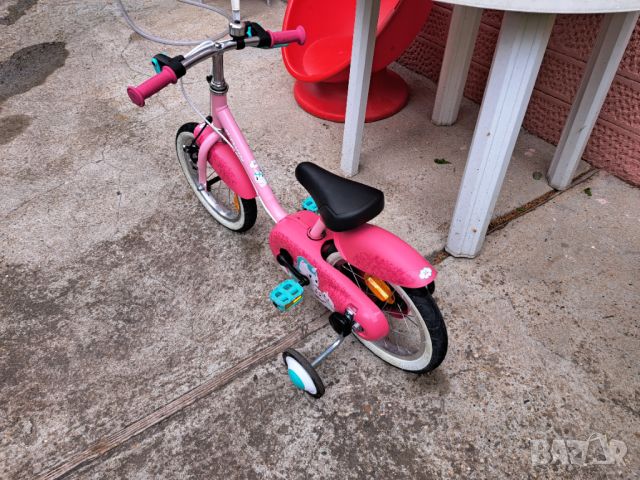 Детски велосипед B-TWIN 14", снимка 4 - Детски велосипеди, триколки и коли - 45542475