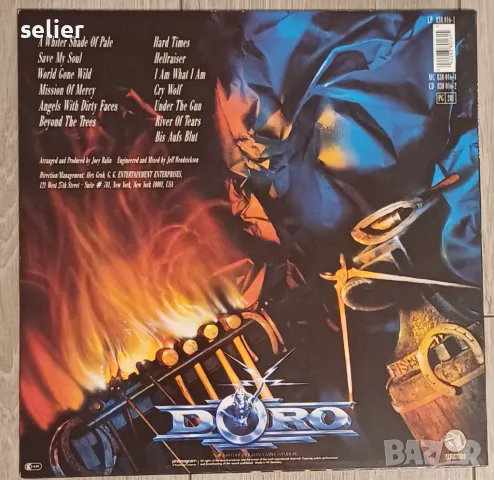 Doro ‎– Force Majeure Издание 1989г Стил:ROCK,HEAVY METAL Състояние на винила:визуално MINT След про, снимка 2 - Грамофонни плочи - 48654826