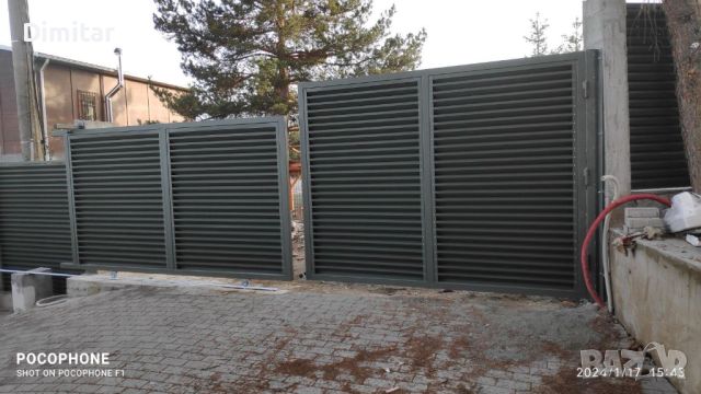 Метални огради, ламелна ограда, снимка 7 - Огради и мрежи - 46332369