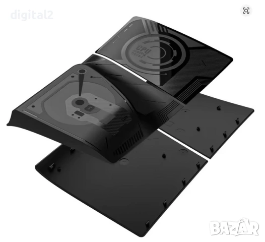 Playstation 5 Slim Disk Edition Панел ,Schematic Black ,Нови 24 м гар., снимка 2 - PlayStation конзоли - 53639191