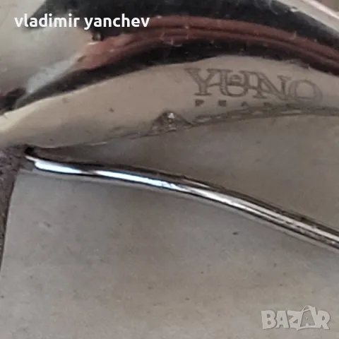 сребрина брошка с перла , снимка 4 - Други - 49728306