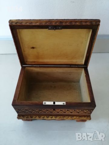 Дървена кутия 15.5 х 10.5 h 10 см. , снимка 5 - Други стоки за дома - 45595237