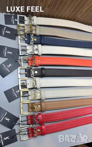 YVES SAINT LAURENT 💎 Естествена Кожа 💎, снимка 9 - Колани - 54111957