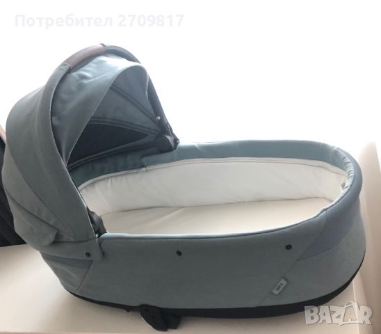 Кош за новородено Cybex Cots S Sky blue, снимка 4 - Детски колички - 46441527