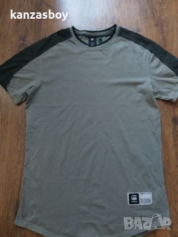 g-star baseball r t colorblock s/s - страхотна мъжка тениска ХС, снимка 4 - Тениски - 46745829