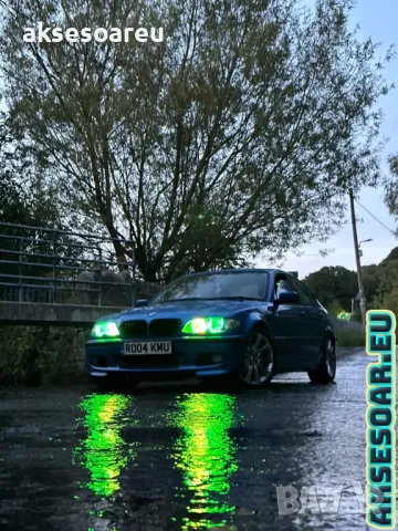 Ангелски очи многоцветни RGB LED Фарове Angel Eyes DRL за кола 2x131 и 2x146 mm за BMW, снимка 15 - Аксесоари и консумативи - 48039732