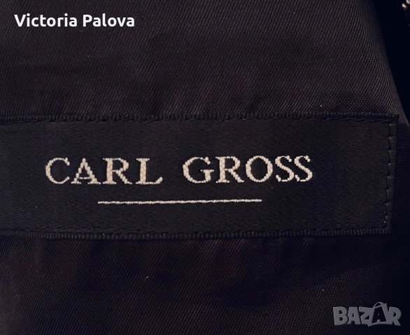 Премиум вълнено сако голям размер XXL+ CARL GROSS 100% вълна, снимка 3 - Сака - 53307335