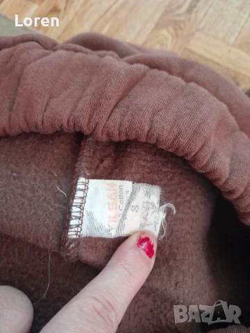 Плътно ватиранко долнище в кафяв цвят, снимка 8 - Спортни екипи - 50556276