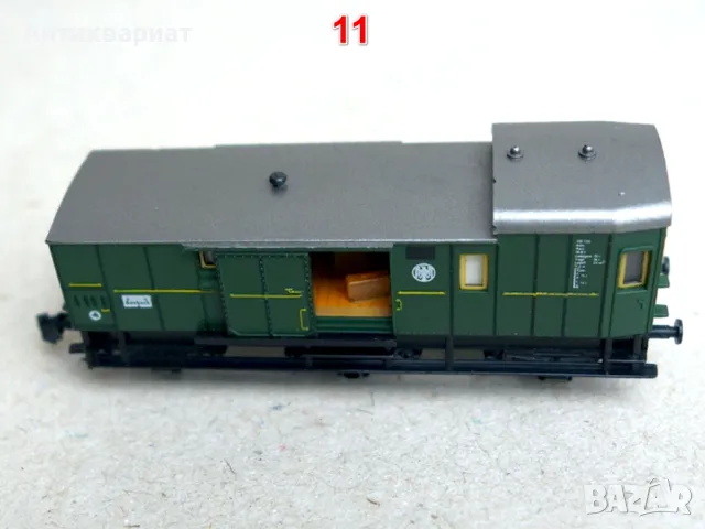 Товарни и пътнически вагони N (1:160) - от 9 до 12, снимка 10 - Колекции - 49365656