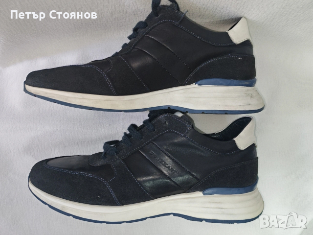 Чудесни мъжки сникърси от естествена кожа State of Art №45, снимка 9 - Спортно елегантни обувки - 54238576