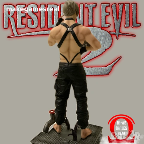 Екшън фигура Resident Evil 2 - Leon S. Kennedy, снимка 4 - Аксесоари - 54240844