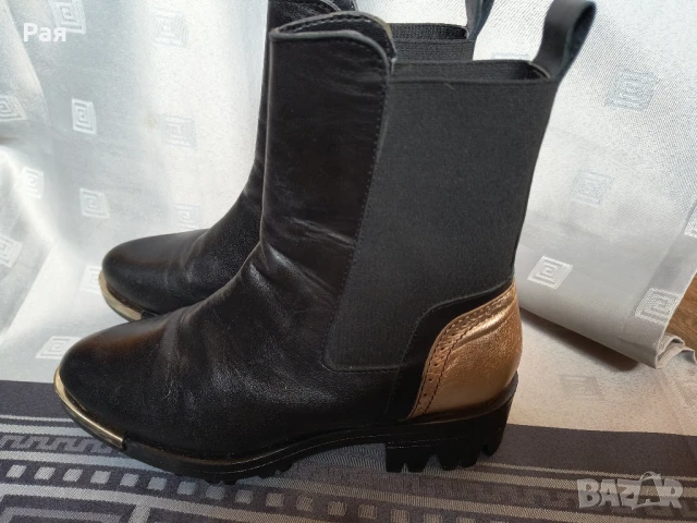 Дамски кожени боти, снимка 17 - Дамски боти - 50673329