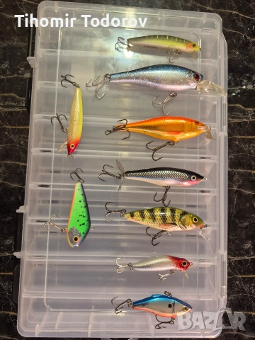 продавам сет оргинални воблери за щука