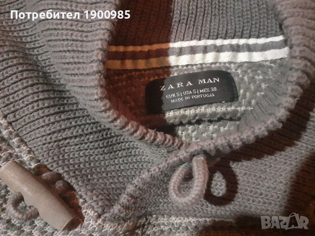 Оригинално пуловерче Zara Man S, снимка 3 - Пуловери - 45207332