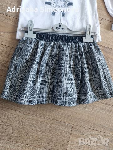 Комплект блуза с пола, снимка 3 - Детски комплекти - 45685476