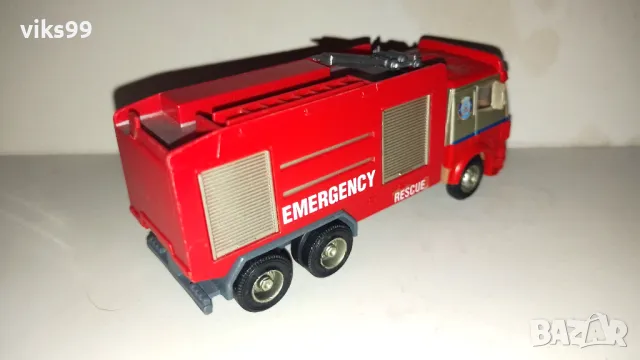 Пожарна Mercedes Benz Emergency - Kentoys, снимка 4 - Колекции - 48405981