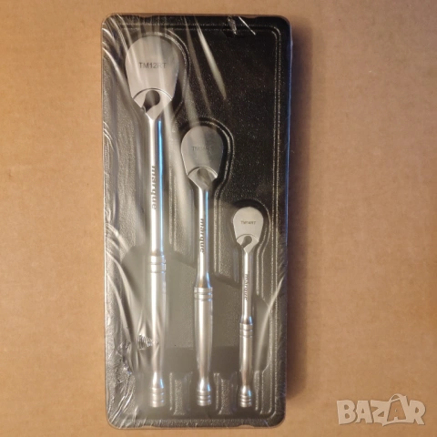 TOOLMARQUE 1/4 3/8 1/2  3 броя 90зъба  тресчотки комплект , снимка 4 - Гедорета - 52877003