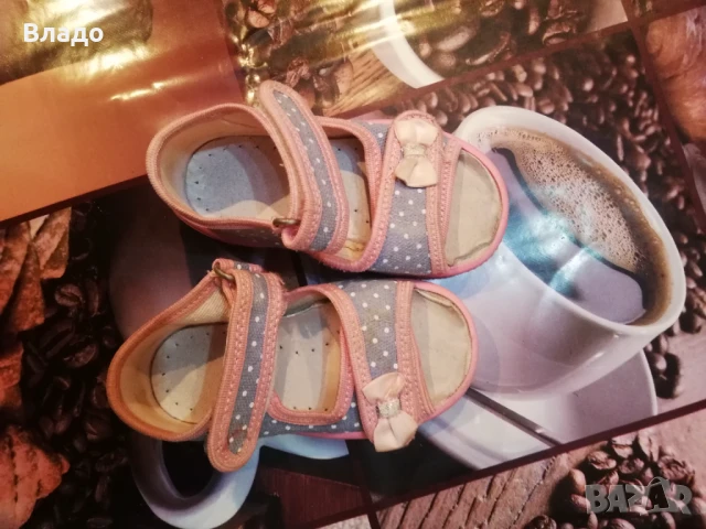 Бебешки обувки за момиче 20 номер +ПОДАРЪК , снимка 7 - Бебешки обувки - 50922703