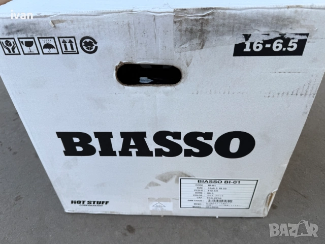 4 бр. чисто нови алуминиеви джанти BIASSO 16'' 5x112 , централен отвор 66.6 , ET22, 6.5J, снимка 7 - Гуми и джанти - 53039901