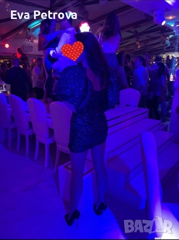 Елегантна рокля по поръчка с буфан ръкав S, снимка 8 - Рокли - 52547947