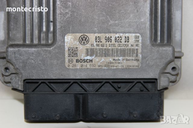 Моторен компютър ECU VW Golf 5 Plus / 03L 906 022 DB / 03L906022DB / 0 281 014 692 / 0281014692, снимка 2 - Части - 46254571