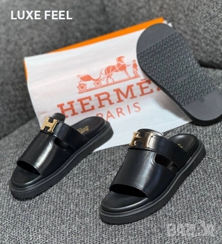 Hermes ⚜️ Дамски Чехли, снимка 4 - Чехли - 54033828