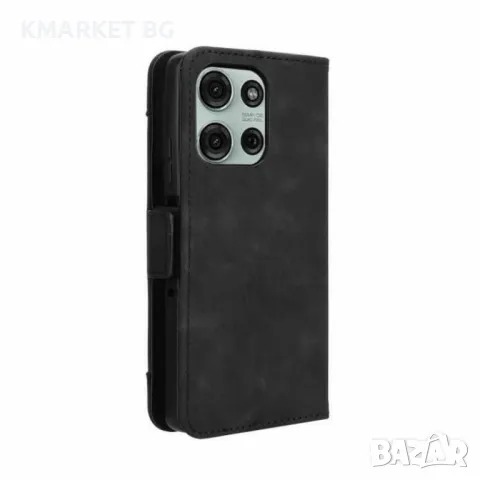 Motorola Moto G75 5G Magnetic Wallet Кожен Калъф и Протектор, снимка 6 - Калъфи, кейсове - 49009768