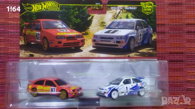 Hot Wheels '87 Ford Sierra Cosworth / '93 Ford Escort RS Cosworth, снимка 1 - Колекции - 45209948