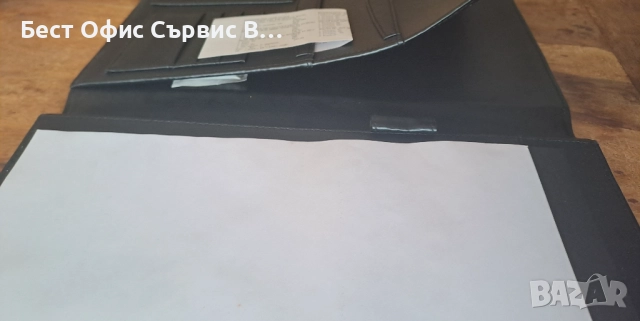 папка луксозна със соларен калкулатор Mline кожена черна A4 , снимка 7 - Ученически пособия, канцеларски материали - 52586542