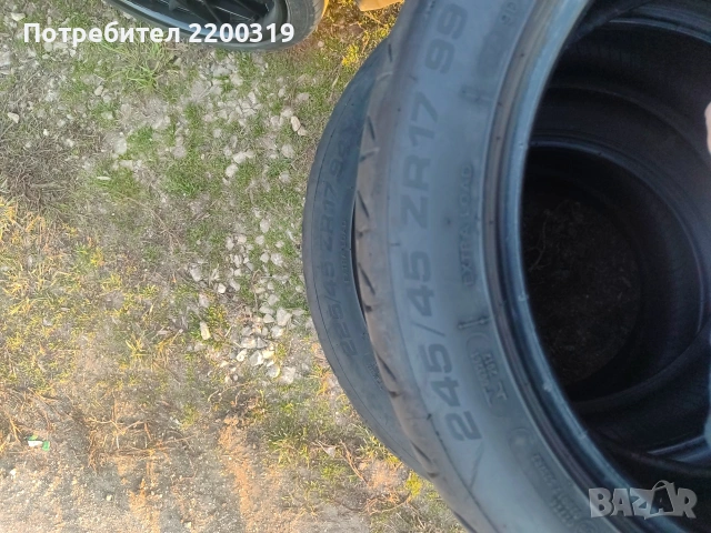 Летни гуми 225 45 17 / 245 45 17, снимка 3 - Гуми и джанти - 53759868