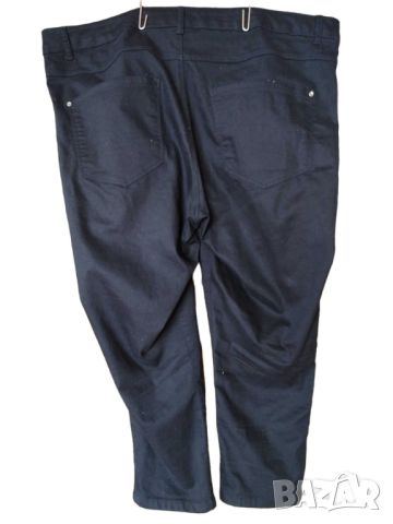 Дамски панталон LC Waikiki, 7/8, 67% памук, 29% полиестер, Черен, 46, снимка 2 - Панталони - 45683224