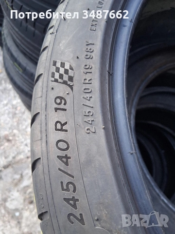 245 40 19 Michelin 2бр летни дот 2024г , снимка 6 - Гуми и джанти - 54126886