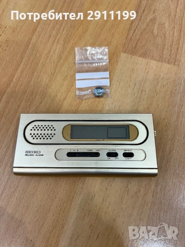 Винтидж будилник Seiko, за ремонт/части, снимка 8 - Друга електроника - 54234879