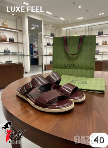 Gucci 🔹 Fendi 🔹Мъжки Чехли , снимка 4 - Мъжки чехли - 53952562