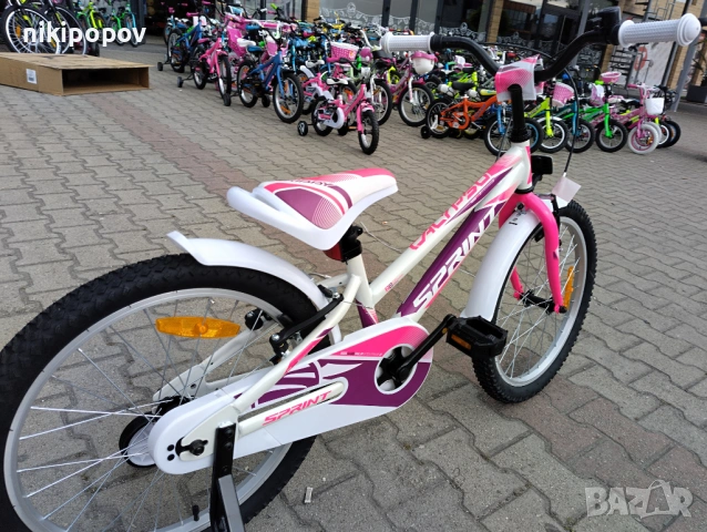 SPRINT Велосипед 20" ALICE бял, снимка 8 - Велосипеди - 53773044